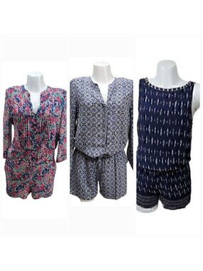 Joie Silk Romper L Lot Bundle